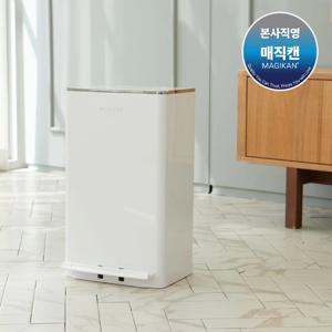 히포 화이트 크롬 오토실링 280(27L)_기저귀/ 배변패드 냄새차단 국민 휴지통