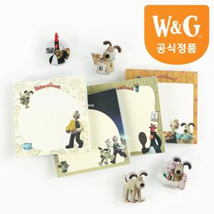 월레스와그로밋메모클립세트