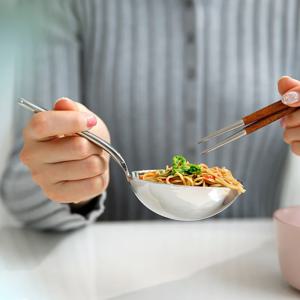 스텐 서빙 먹방 스푼