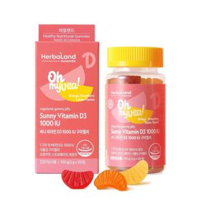 써니 비타민D3 1000 IU 구미젤리 35일분