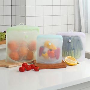 BPA FREE 냉장 냉동 실리콘 지퍼백 3종(500ml+1,000ml+1,500ml)