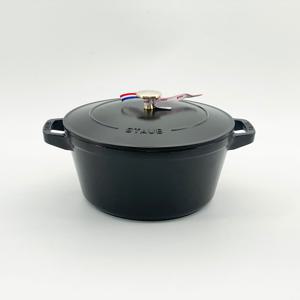 [리퍼] 원형 꼬꼬떼 24cm 깊은형, 블랙 (B급)