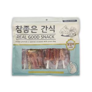 헬로도기 대용량강아지간식 강아지닭가슴살 육포 닭갈비 600g
