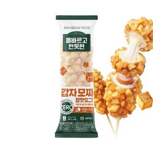 올바르고 반듯한 핫도그 2종 (감자모짜/꿀고구마)