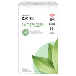 화이트 네이처포레 울트라 중형 36매 X 1팩
