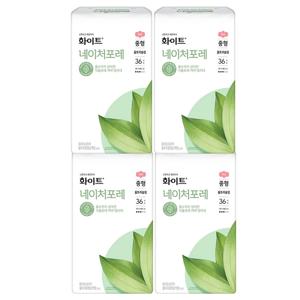 화이트 네이처포레 울트라 중형 36매 X 4팩