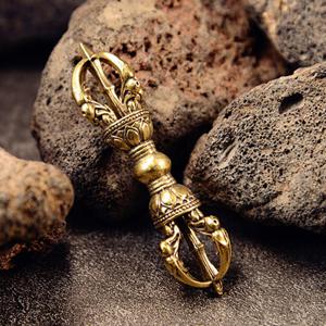 불교용품 금강저 목걸이 펜던트 불교 부적 금강령 빈티지 차걸이 열쇠고리 키링 불교굿즈