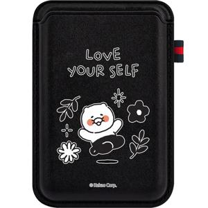 카카오프렌즈 두들 디자인 맥세이프 2배자력 카드 포켓 지갑