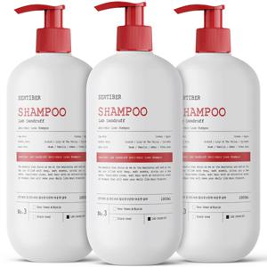 1+1+1 탈모증상완화 비듬샴푸 1000ml 약산성 대용량 두피 쿨링 정수리냄새