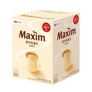 Maxim 화이트골드커피믹스 170T+20T 총190T