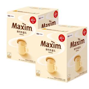 Maxim 화이트골드커피믹스(170T+20T)*2 총380T