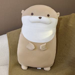 수달 쿠션 동물 바디필로우 베개 애착