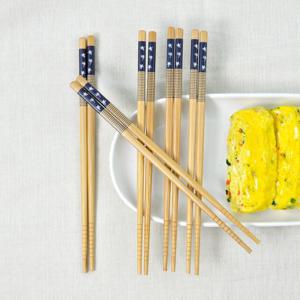 고급 일식 대나무 패턴 젓가락 5종 세트 (모던) 요리용 우드젓가락