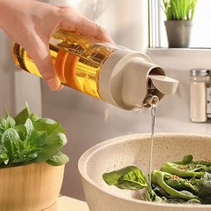 쿠킹올리 자동개폐 오일병 소스통 간장병 원형 500ml
