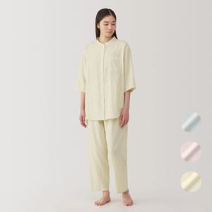 여성 얇은 가제 7부 소매 파자마 (여름잠옷) FD1L7A5S