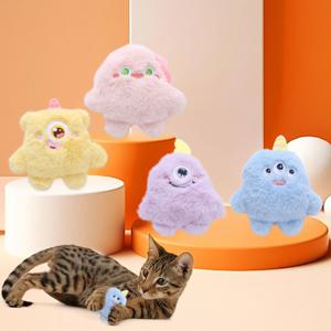 고양이 아기 도깨비 캣닢 인형 4종 세트