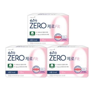 순수한면 제로 소형 18P X 3팩