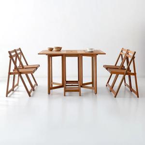 KEMIE 4인 원목접이식테이블세트 XL4110ST 2288.7934