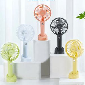 산들바람 휴대용 선풍기 저소음 미니 탁상용 거치대포함