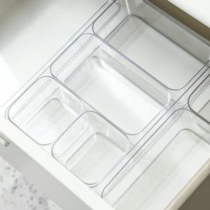 6종/5종/4종세트 서랍 칸막이 정리함 투명 수납함 다용도 정리 아크릴 트레이