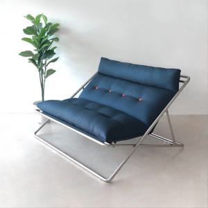 PDM 제미니 스틸 폴딩 2인용 체어