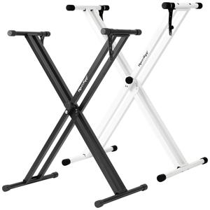 MKS112 원터치 쌍열 디지털 피아노 스탠드 전자 키보드 거치대 받침대