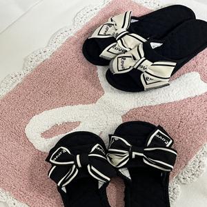 리본 실내화 슬리퍼 층간소음 미끄럼 방지 3중쿠션 2color