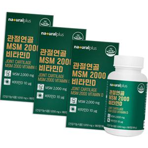관절연골 MSM 2000 비타민D 180정 3팩