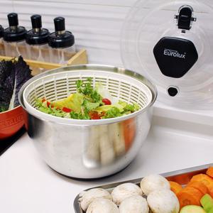 유로룩스 스텐 야채탈수기 대용량 짤순이 야채탈수 샐러드 스피너 채소 물빼기
