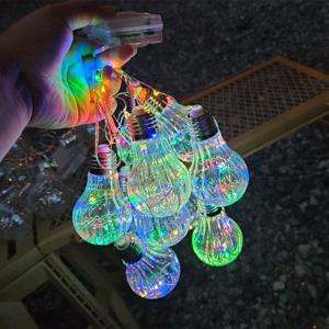 LED 벌룬볼 10구 A60 RGB 컬러 파티라이트 캠핑조명 AA건전지별도