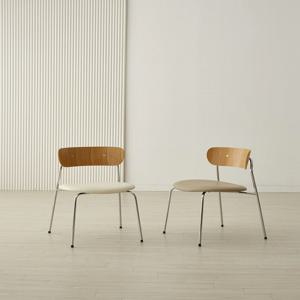 피아체어 디자인체어 아이보리 그레이 카페체어