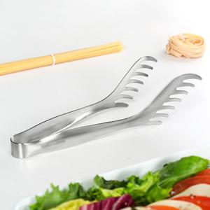 24cm 스텐 304 파스타 샐러드 집게 포크형 서빙 요리집게
