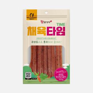 채육타임 100g 연어당근시금치