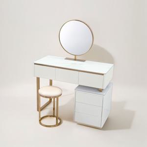 쿠폰가 480,000원 / 릴리 세라믹 화장대 세트(스툴포함)