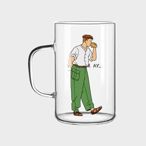 유리컵 Drinking M / 일리야 밀스타인(Ilya Milstein)