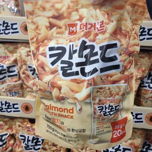 머거본 칼몬드 소포장 20봉 멸치 아몬드 단짠 간식