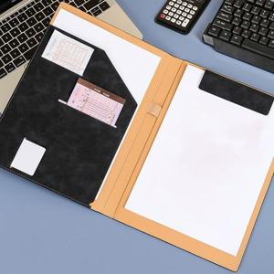 A4 클립보드 바인더 인조 가죽 파일 다이어리 화일철