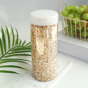 미르 팜스 페트용기 500ml 원형 보관통 견과류 밀프렙 소분 공병
