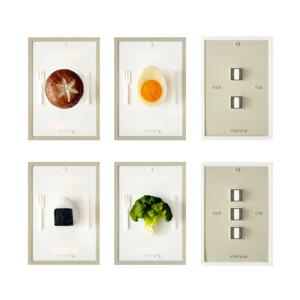 [브로콜리 단독] FOOD SWITCH COVER (BROWN)ㅣ음식 스위치 커버