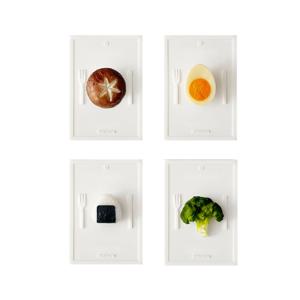 [브로콜리 단독] FOOD SWITCH COVER (WHITE)ㅣ음식 스위치 커버