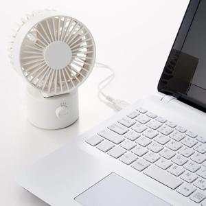 USB 데스크 팬 미니 선풍기 회전 타입 (저소음)