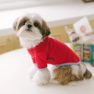 큐티라벨티셔츠 S-2XL 강아지 여름옷 실내복 티셔츠