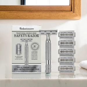[해외] 2C 조절형 더블엣지 안전 면도기 면도날포함 Safety Razor