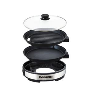 대원 4중 코팅 전기 원형 그릴팬+전골팬 홈스마트콤비그릴 DW-CP320