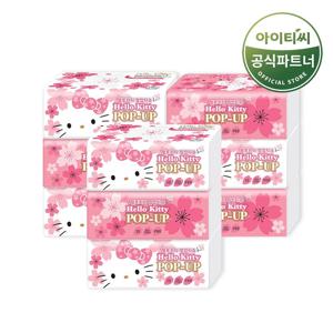 헬로키티 팝업티슈 벚꽃에디션 (110매 3개입 3팩) 총9개