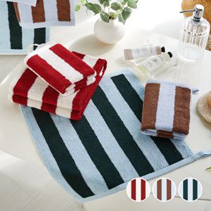 ohou 볼드 스트라이프 핸드타월 5p 3color