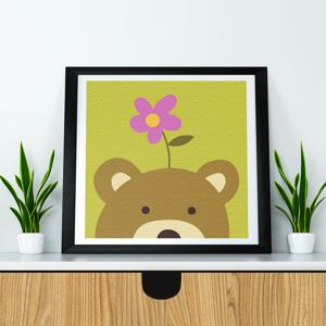 명화그리기 곰돌이 20X20 캔버스페인팅 DIY 유화그림 집콕 취미