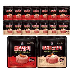 파우치 참치 불닭 100g*8개 + 불닭마요 100g*8개