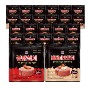 파우치 참치 불닭 100g*12개 + 불닭마요 100g*12개