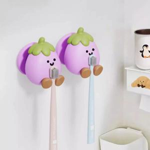 리제르 가지 캐릭터 커플 무타공 칫솔걸이